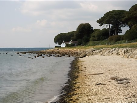 Ai Generert, Rullestein-Strødd Strand