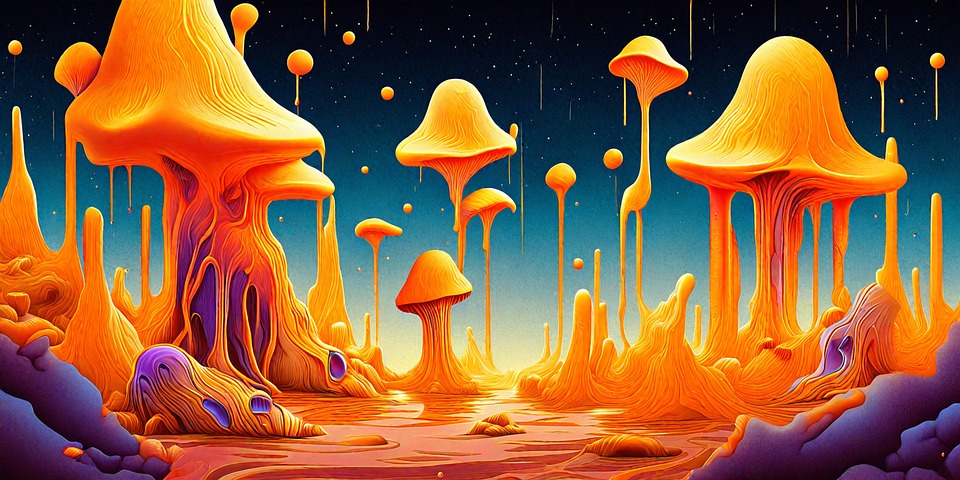 Download Ai Generated, Colorful, Melting. Royalty-Free Stock
