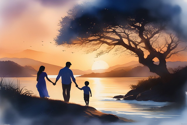 Free ai generated parenthood parenting illustration