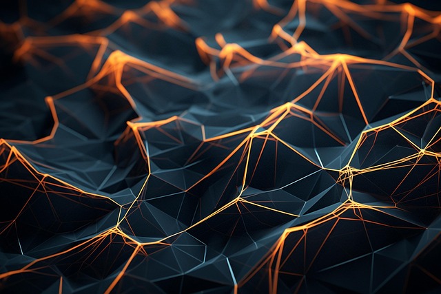 Ai Gerado, Wireframe, Abstract, Internet