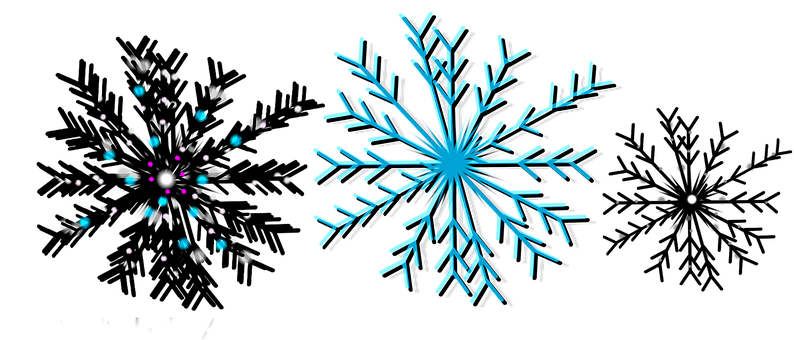 Free Snowflakes Stars illustration and picture