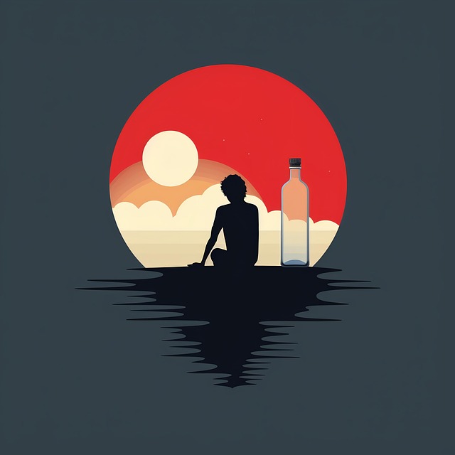 Free ai generated addiction depression illustration