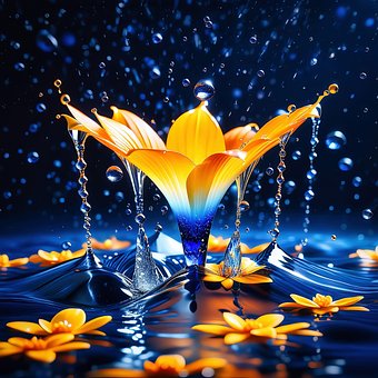 Flor, Agua, Naturaleza, Líquido, Goteo