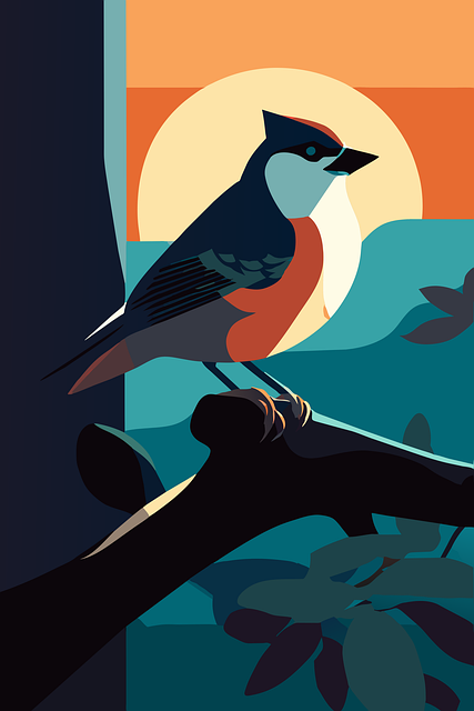 Free Ai Generated Bird illustration and picture