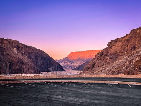 Nevada, Natuur, Bergen, Zonsondergang