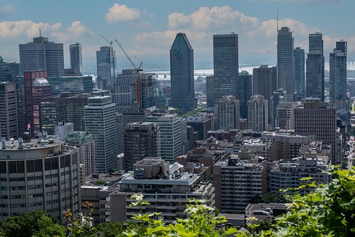 Montreal, Canada, By, Bygninger