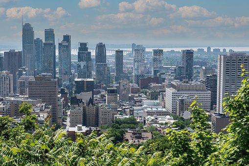 Montreal, Canada, By, Bygninger