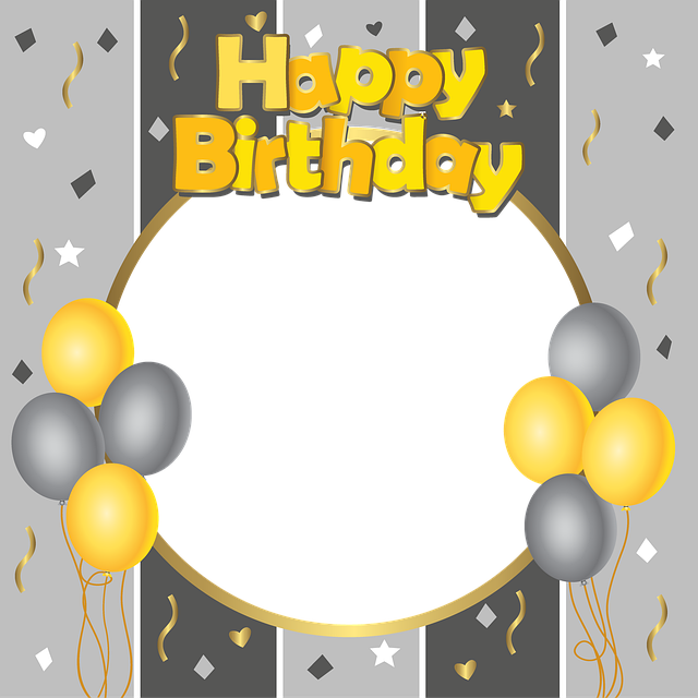 Free Balloons Happy Birthday illustration and picture