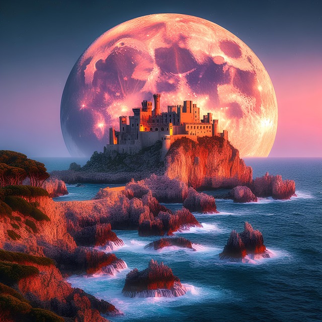 Free Ai Generated Castle illustration and picture