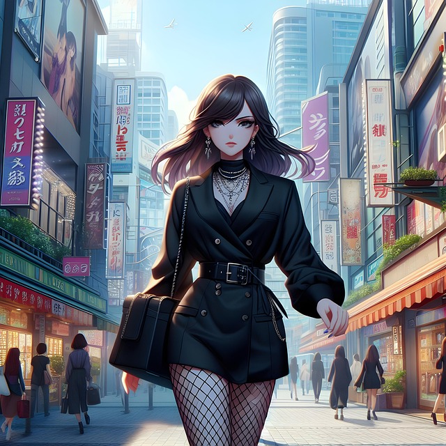 Free ai generated woman handbag illustration