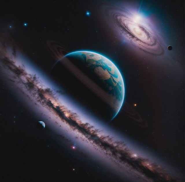 Free ai generated space universe illustration