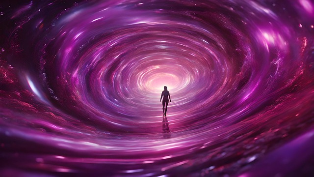 Download free HD stock image of Woman Sci-Fi Free woman sci-fi black hole illustration