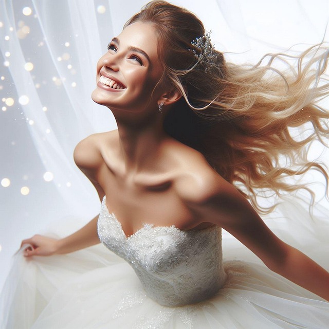 Free ai generated woman bride illustration