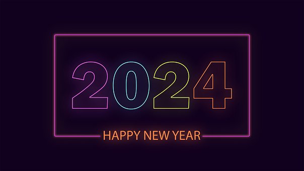 Free New Year'S Day 2024 illustration and picture