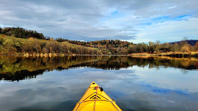 Kayac, Río, San, Bieszczady, Otoño, Agua