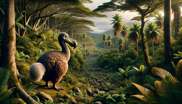 Download free HD stock image of Ai Generated Mauritius Free ai generated mauritius dodo illustration
