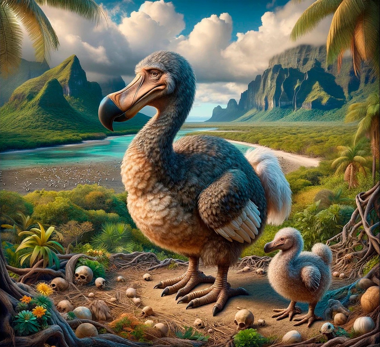 Dodo Bird Coloring Page