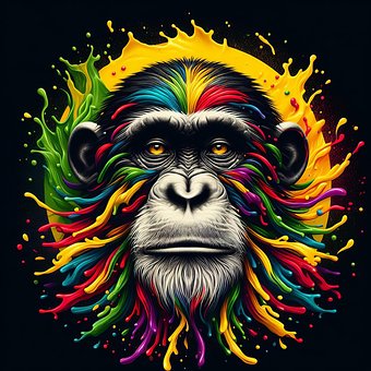 Ai Generado, Chimpancé, Mono, Primate