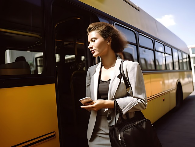 Free ai generated businesswoman smartphone illustration