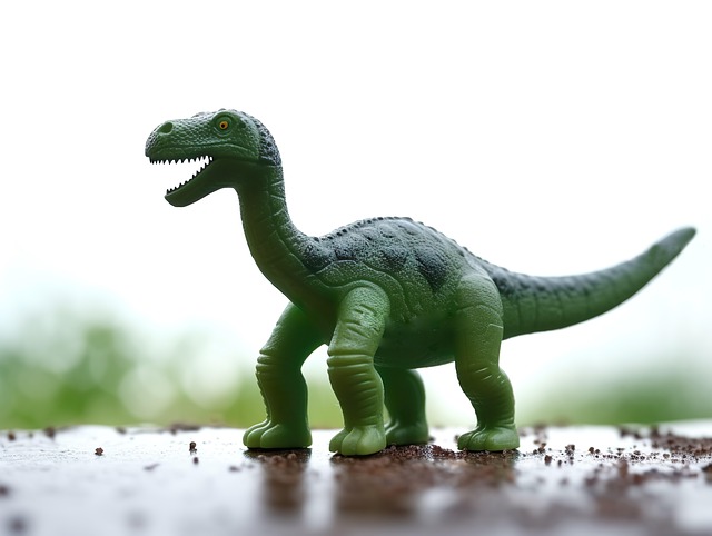 Free ai generated plastic dinosaur illustration