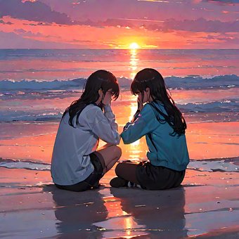 Free Girls Sad photo and picture
