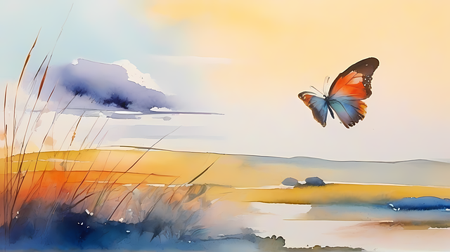 Free modern art abstract painting contemporary arts illustration
