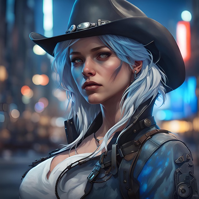 Free ai generated woman wrangler illustration