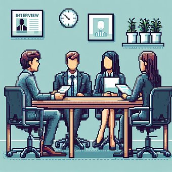 Arbeit, Interview, Rekrutierung, Mieten