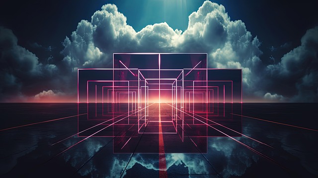 Free ai generated synthwave cyberpunk illustration