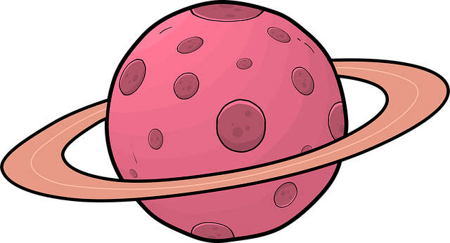Free planet saturn universe vector