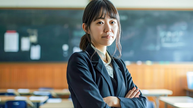 Free generated ai schoolgirl women illustration
