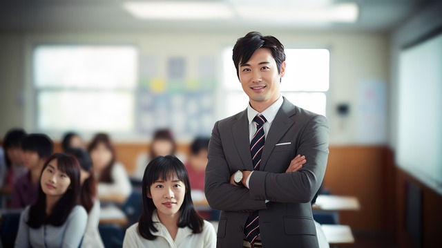 Free generated ai japan class room illustration