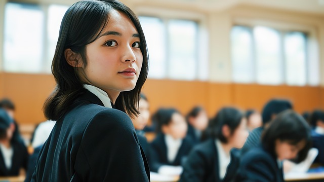 Free generated ai japan class room illustration