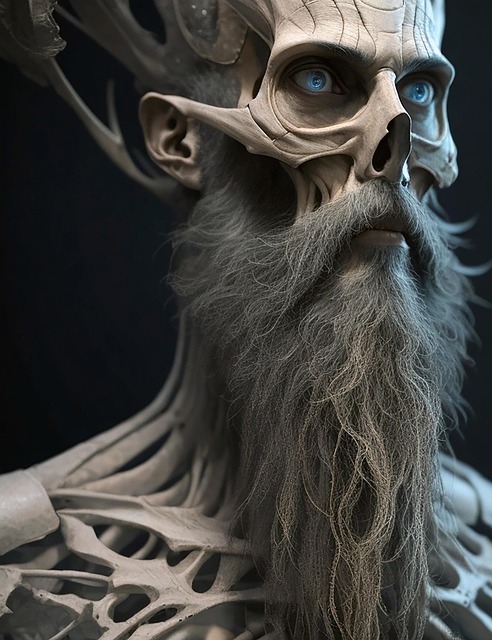 Download free HD stock image of Ai Generated Skull Free ai generated skull creature illustration