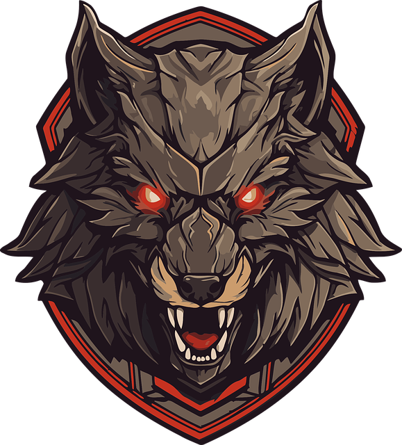 Free ai generated wolf wildlife illustration