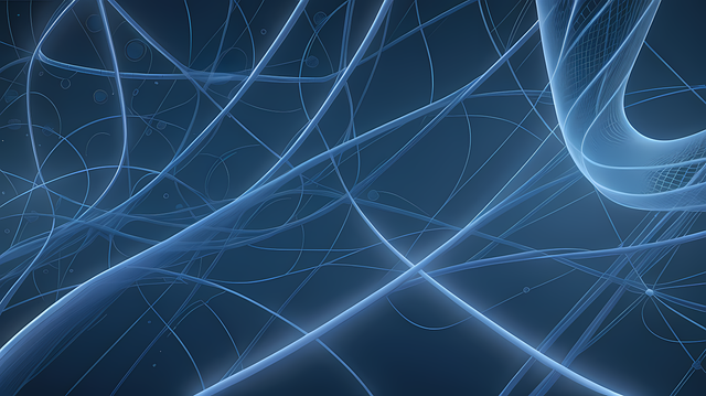 Free ai generated data technology connecting dots illustration