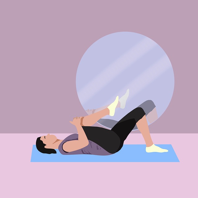 Free exercise movement health illustration