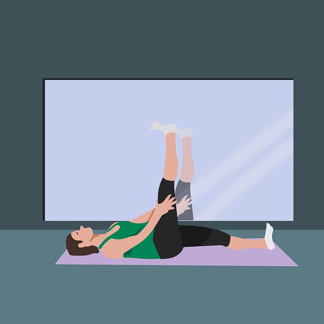 Free exercise movement health illustration