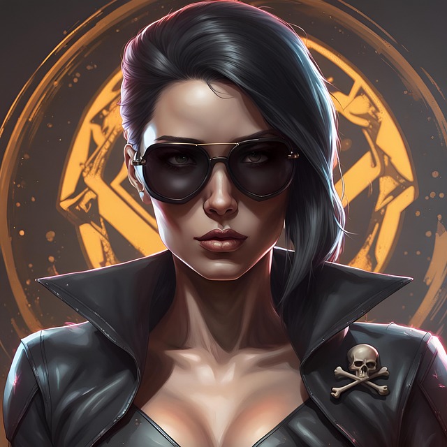 Free ai generated woman villain illustration