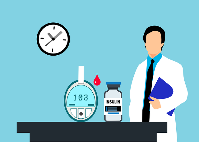 Free doctor diabetes medicine vector