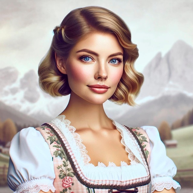 Free ai generated nature woman illustration