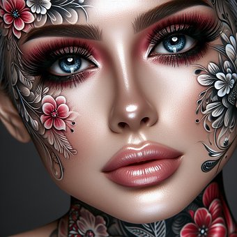 Free Woman Portrait illustration and picture