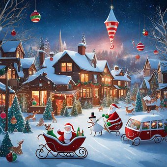 Free Ai Generated Christmas illustration and picture