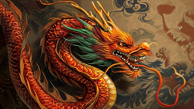 Download free HD stock image of Ai Generated Dragon Free ai generated dragon creature illustration