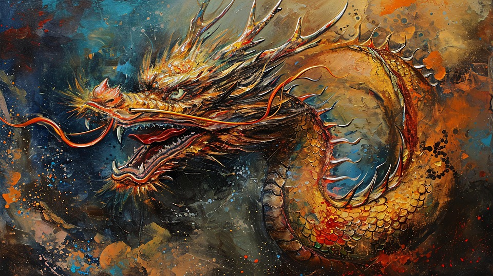 Download Ai Generated Dragon Chinese Royalty-Free Stock Illustration ...