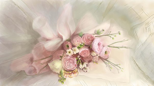 Floare, Roz, Plante, Arta Florii, Cadou