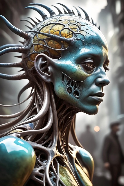 Free ai generated alien creature illustration