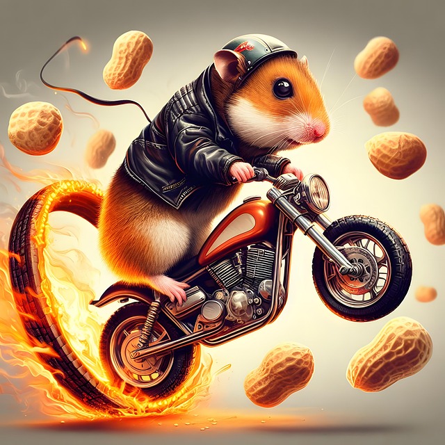 Hamster, Gnaver, Dyr, Motorcykel, Sport