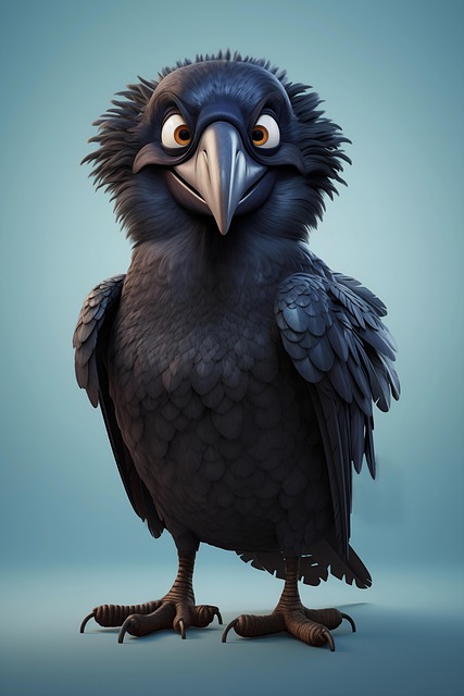 Ai Generiert, Krähe, Rabe, Vogel