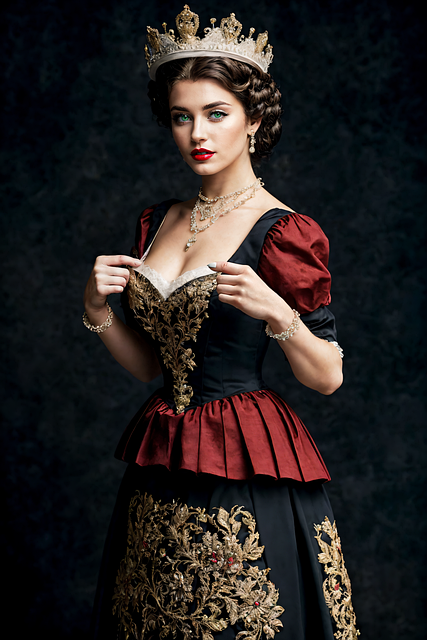 Free ai generated royal queen illustration